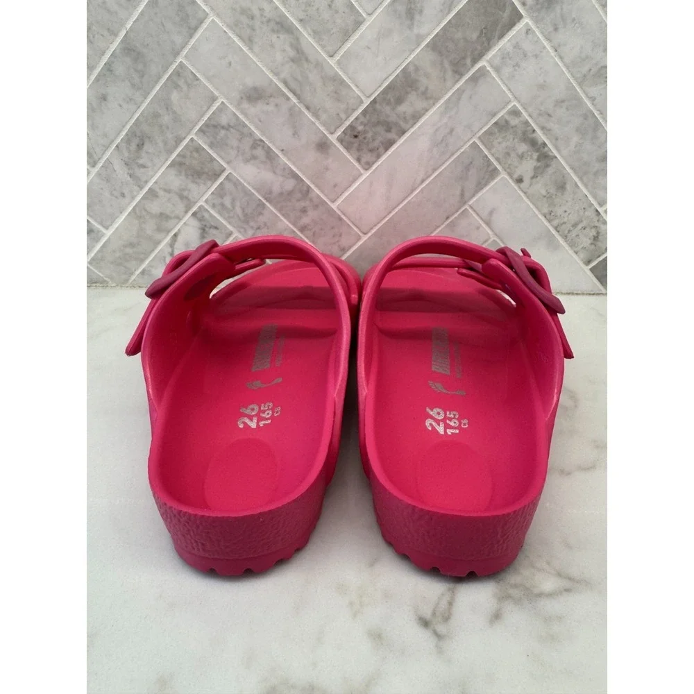 Birkenstock Arizona EVA Sandals Kids Youth Size 8 26‎ Beetroot Purple Slides